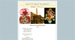 Desktop Screenshot of mtedenflorist.com